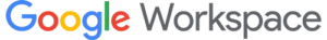 Logotipo de Google Workspace, con la palabra "Google" en letras multicolores y "Workspace" en gris, texto en negrita sobre un fondo claro, ideal para cualquier agencia inteligencia artificial o agencia IA que busque potenciar su eficiencia digital.